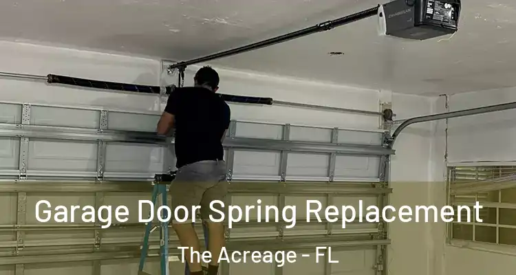Garage Door Spring Replacement The Acreage - FL