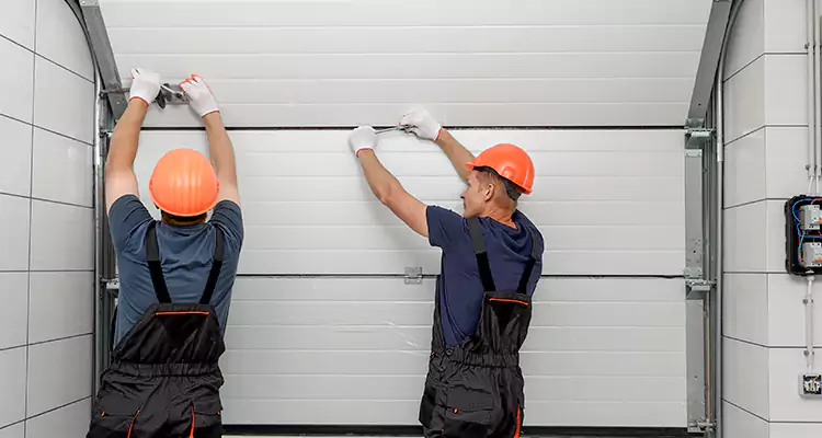 Garage Door Bottom Panel Repair in The Acreage, FL