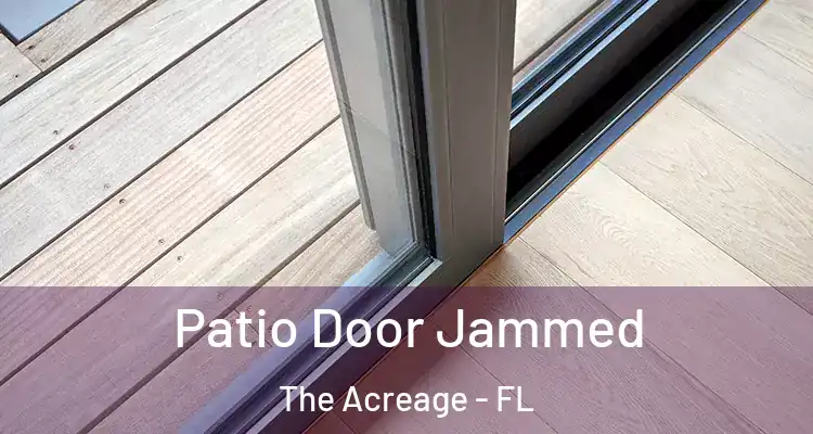 Patio Door Jammed The Acreage - FL