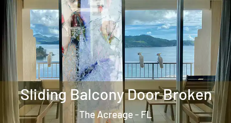 Sliding Balcony Door Broken The Acreage - FL