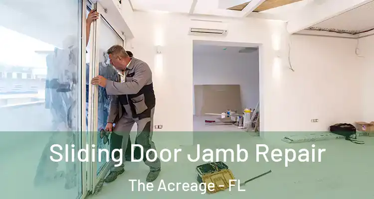 Sliding Door Jamb Repair The Acreage - FL