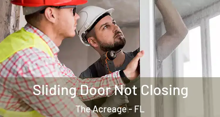 Sliding Door Not Closing The Acreage - FL